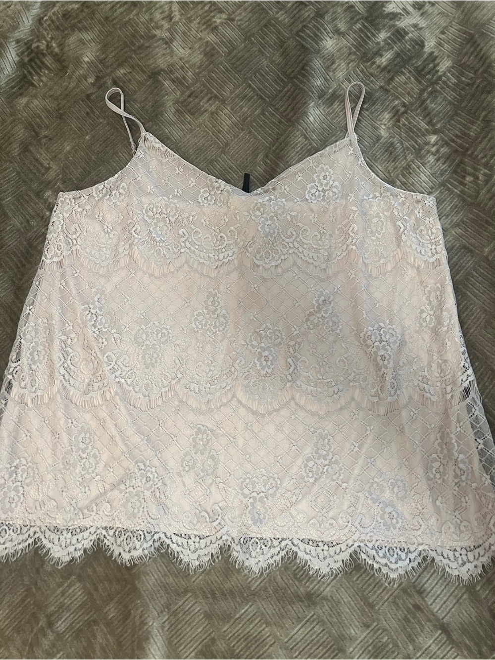 Maurice’s Delicate Lace Camisole - Pale Blush